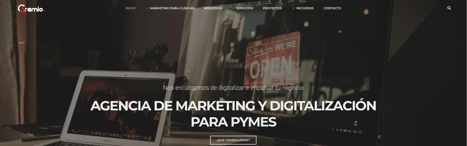 Página de Gremio Digital la Mejor Agencia de Marketing para PYMES